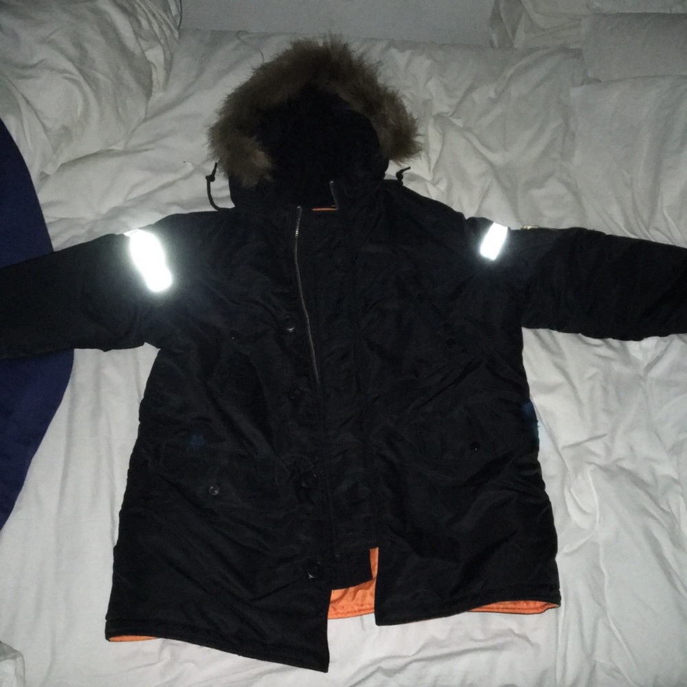 Supreme 3M cross parka